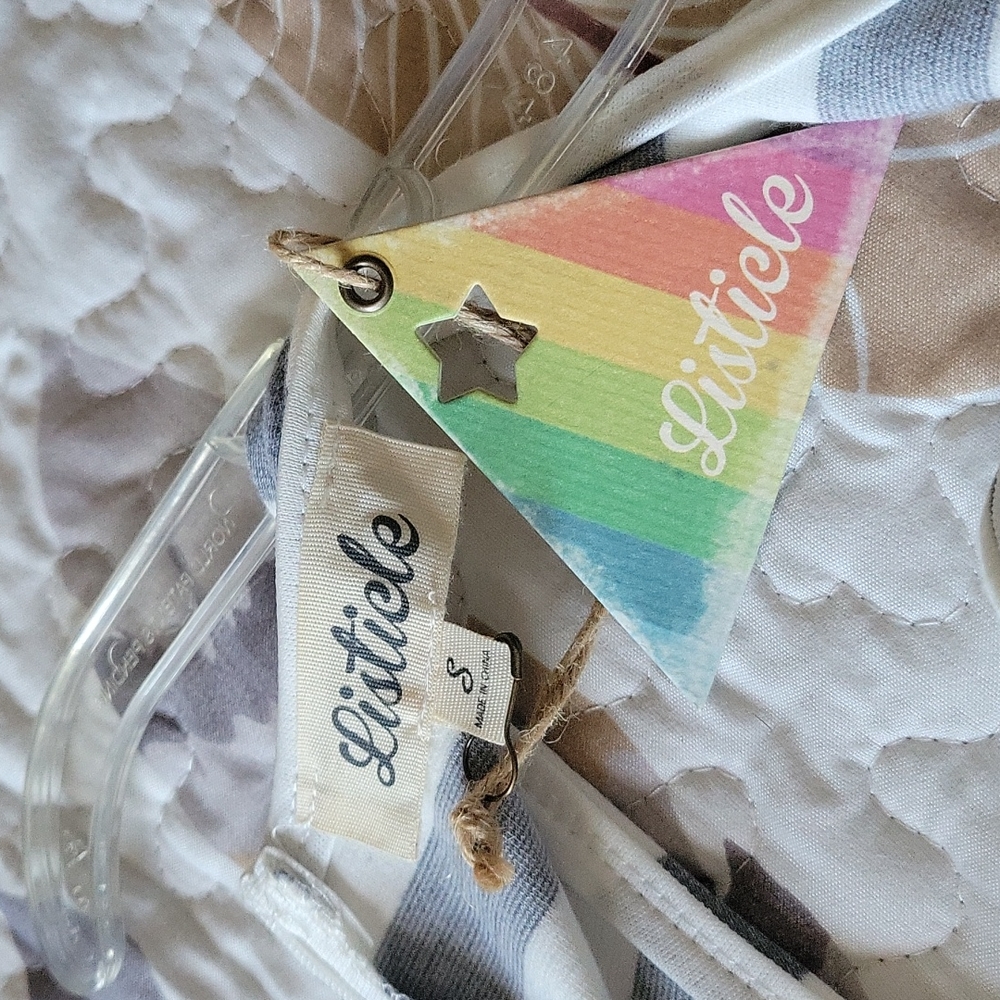 Listicle NWT. S. cotton stretch. Tank mini dress - Picture 7 of 10